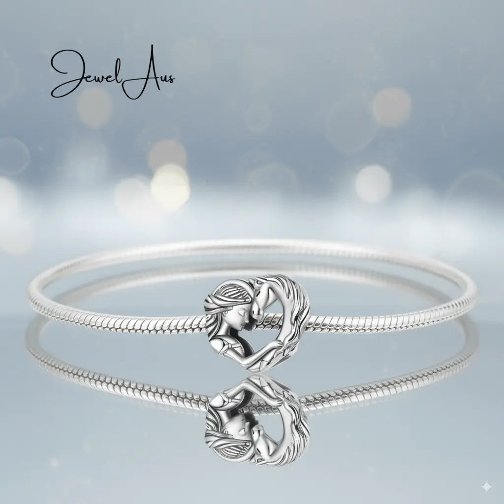 jewelaus CHARMS Horse Lovers Heart Charm