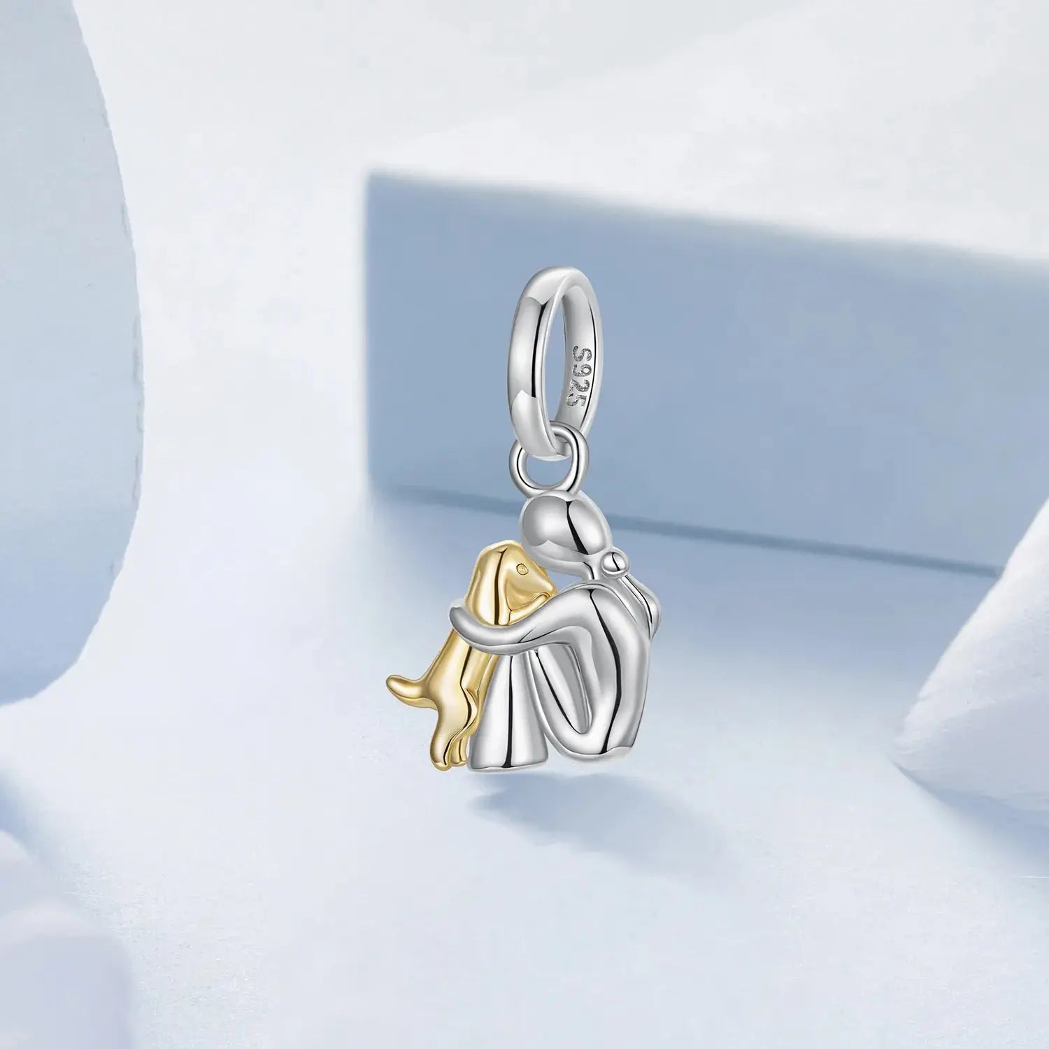 jewelaus CHARMS Hugging Dog Charm