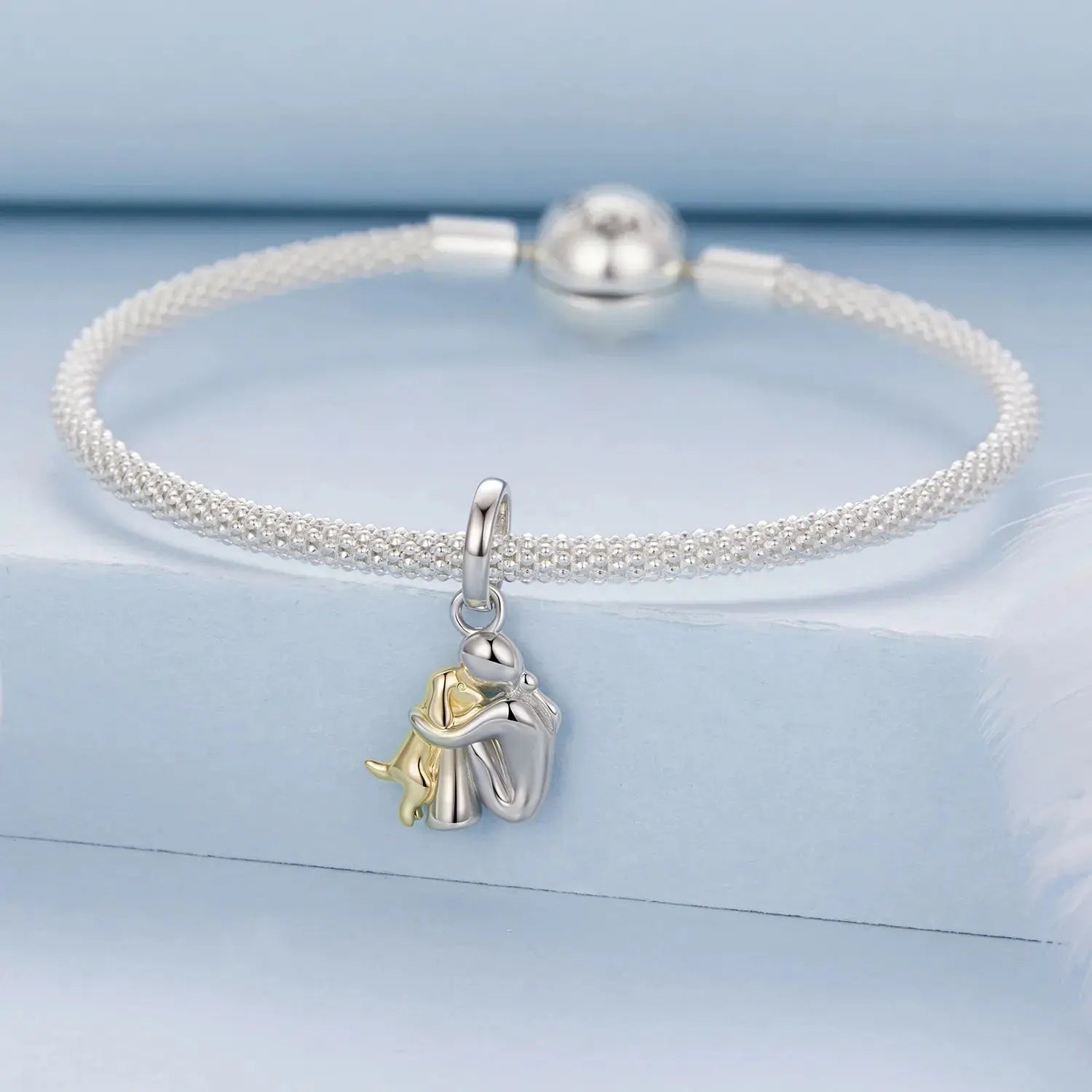 jewelaus CHARMS Hugging Dog Charm