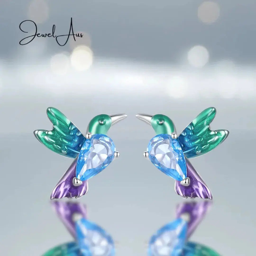 Humming Bird Earrings jewelaus