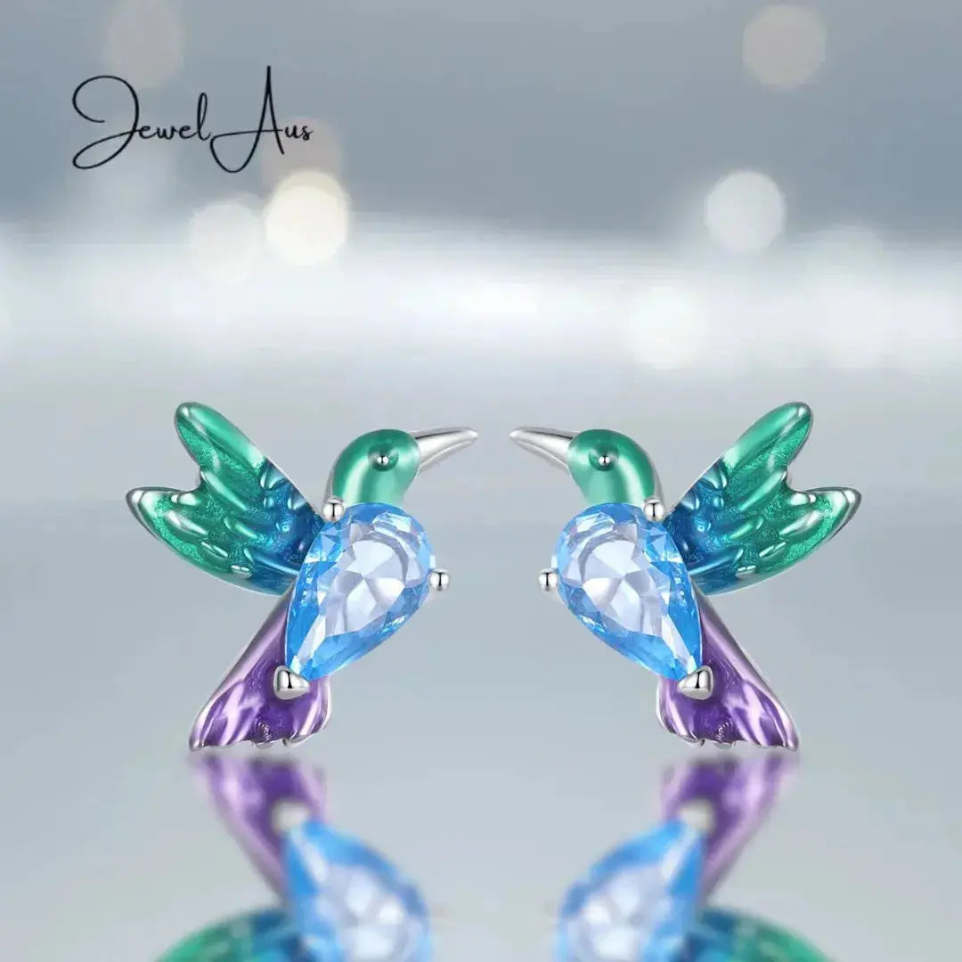jewelaus Earrings Hummingbird Earrings