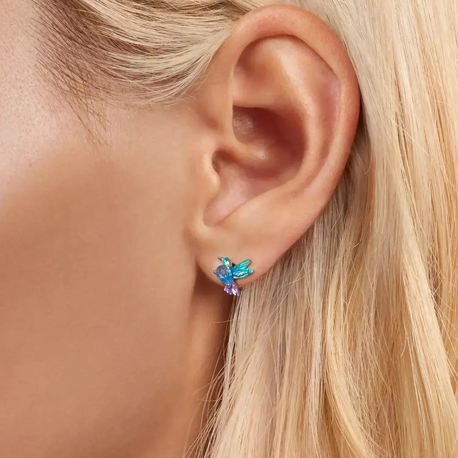 jewelaus Earrings Hummingbird Earrings