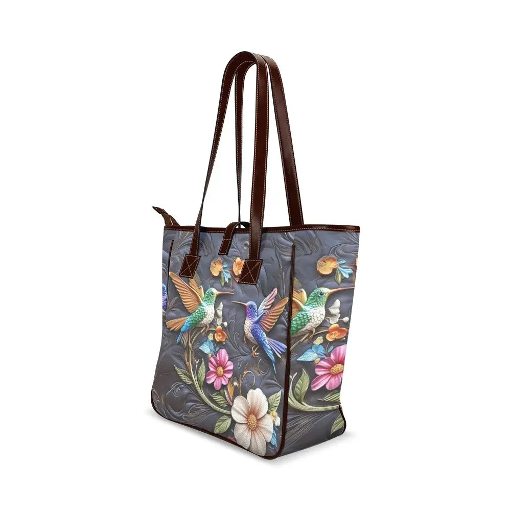 Hummingbirds Classic Tote Handbag Inkedjoy