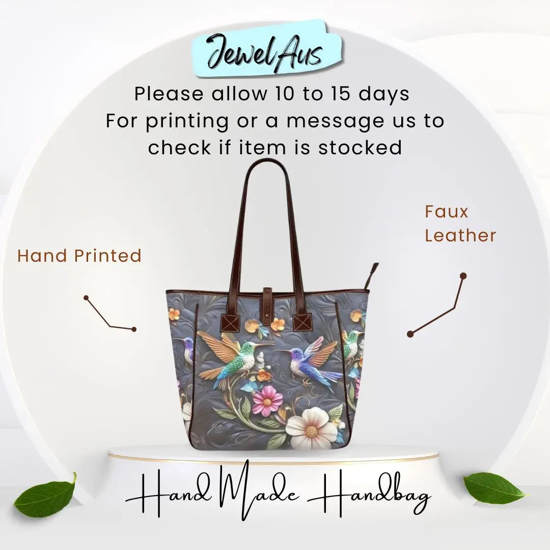 Hummingbirds Classic Tote Handbag Inkedjoy