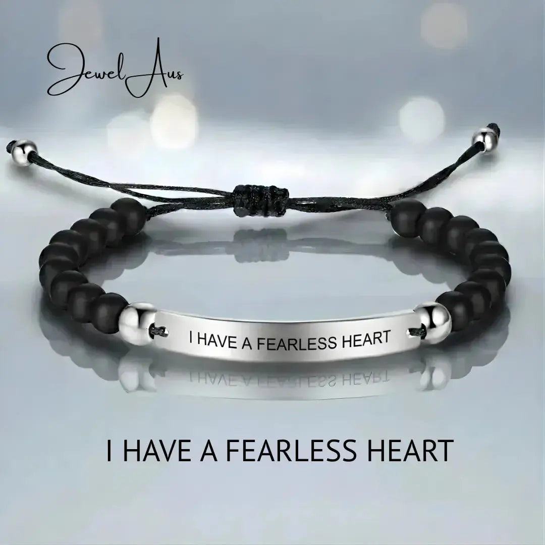 I HAVE A FEARLESS HEART Bracelet jewelaus