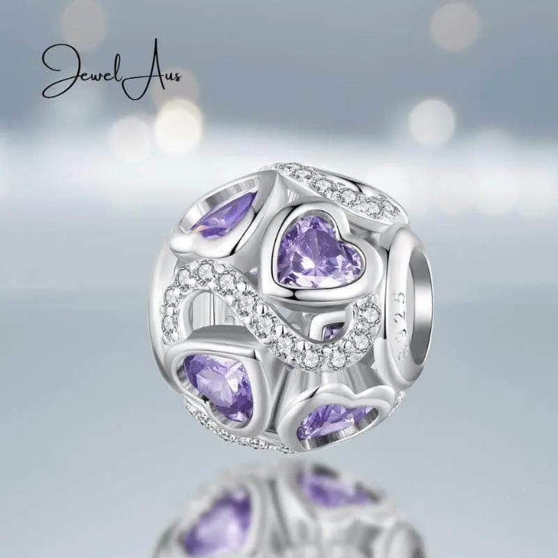 shipped in AUS CHARMS Infinity Hearts Charm