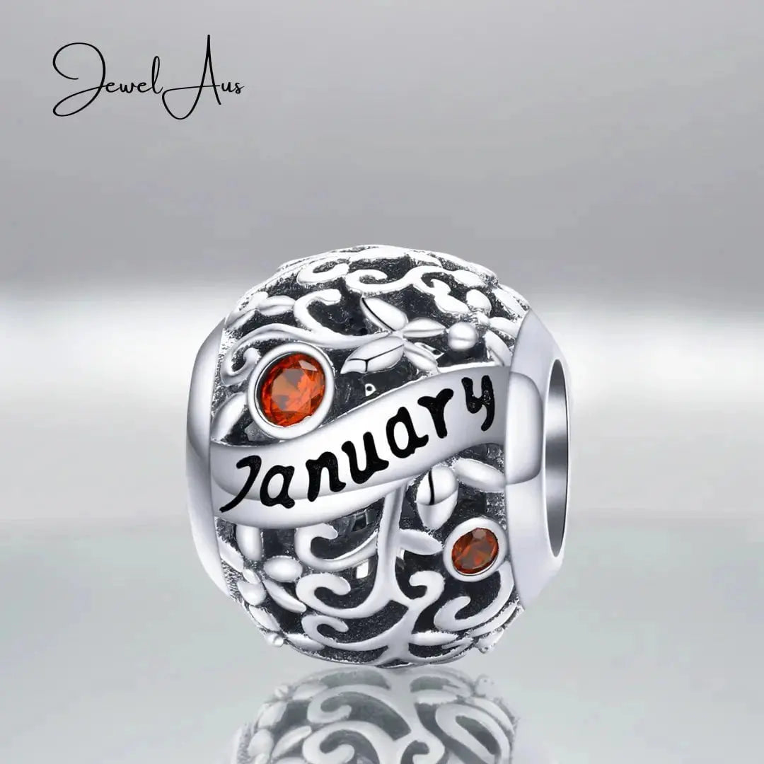 jewelaus CHARMS January Birthstone Charm