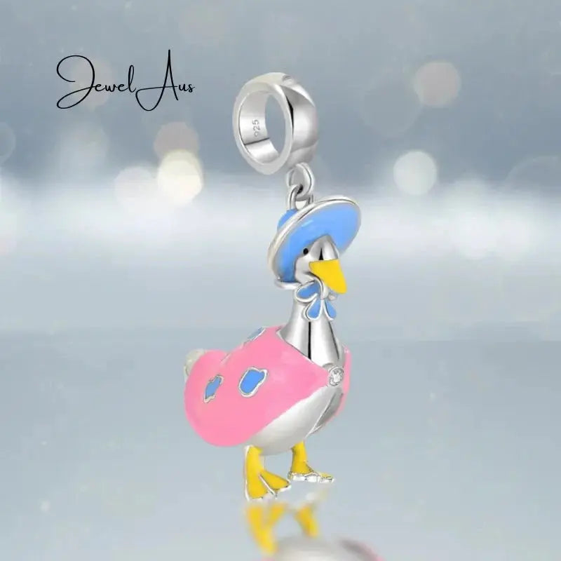 Jemima puddle duck charm