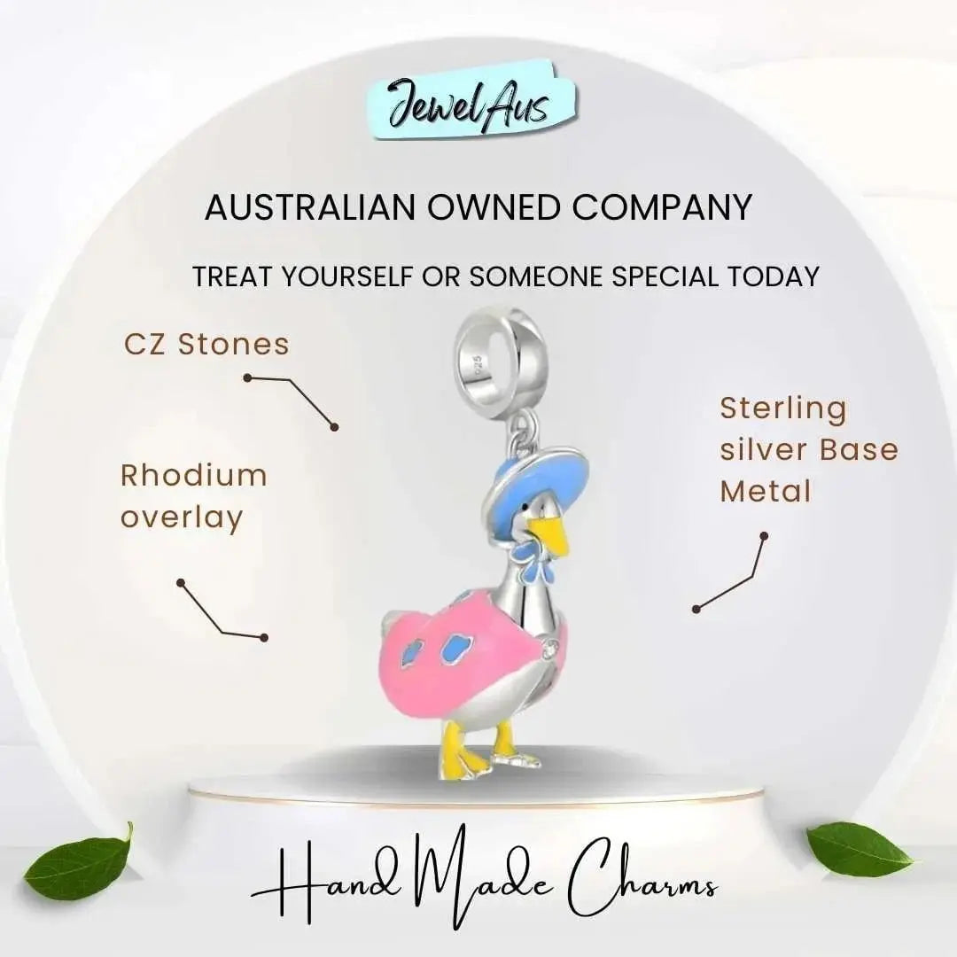 jewelaus CHARMS Exclusive to Jewelaus Mrs Duck Charm