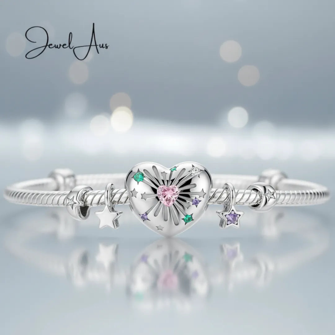 Dazzling Heart Charm