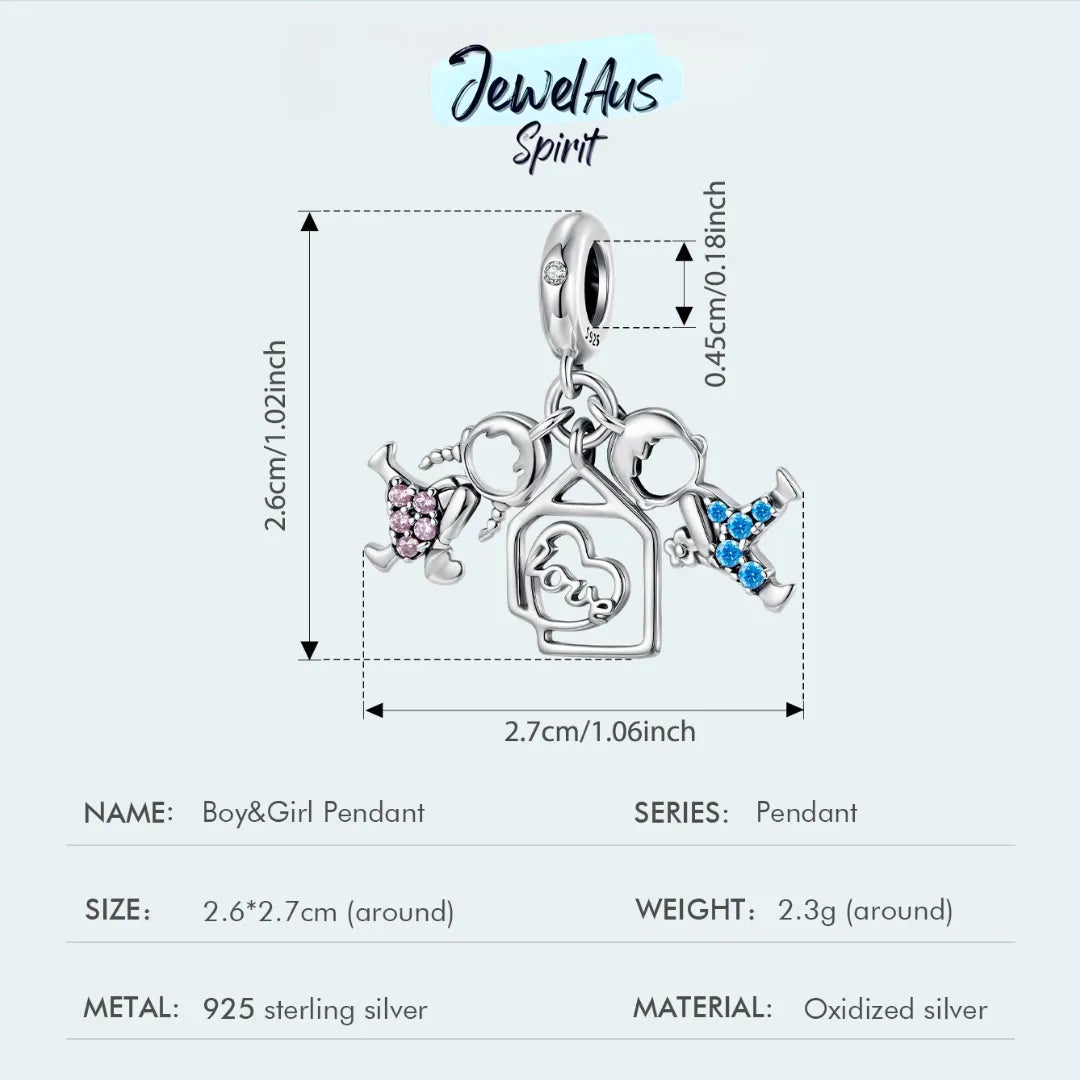 Little Boy & Girl Charm
