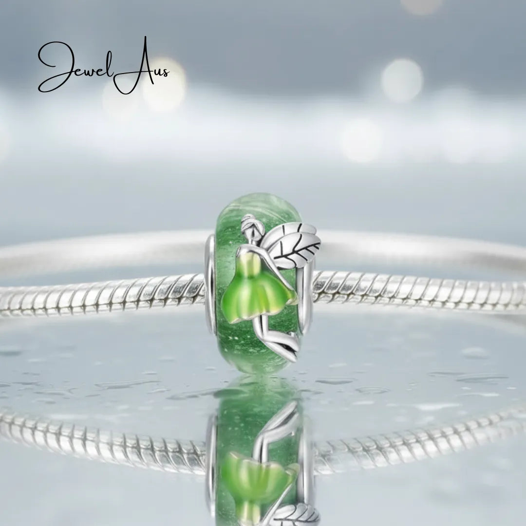 Tinker Bell Glass Charm