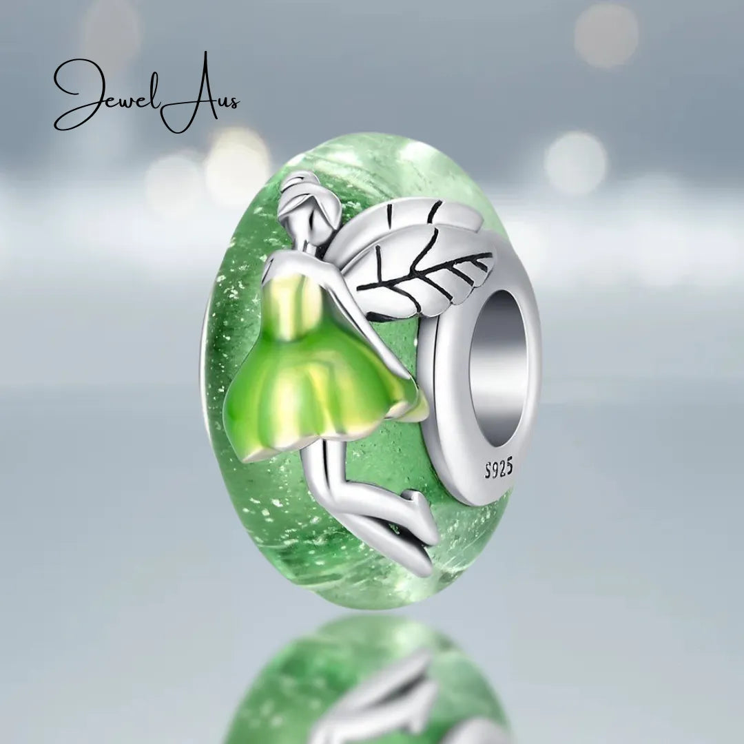 Tinker Bell Glass Charm