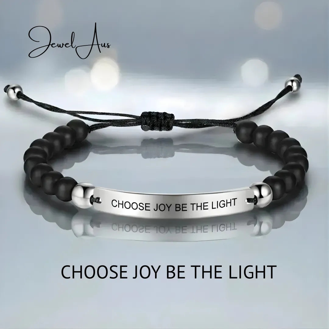 CHOOSE JOY BE THE LIGHT Bracelet