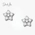 Sterling Silver Flower Earrings jewelaus