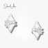 Sterling Silver CZ wrapped Earrings jewelaus