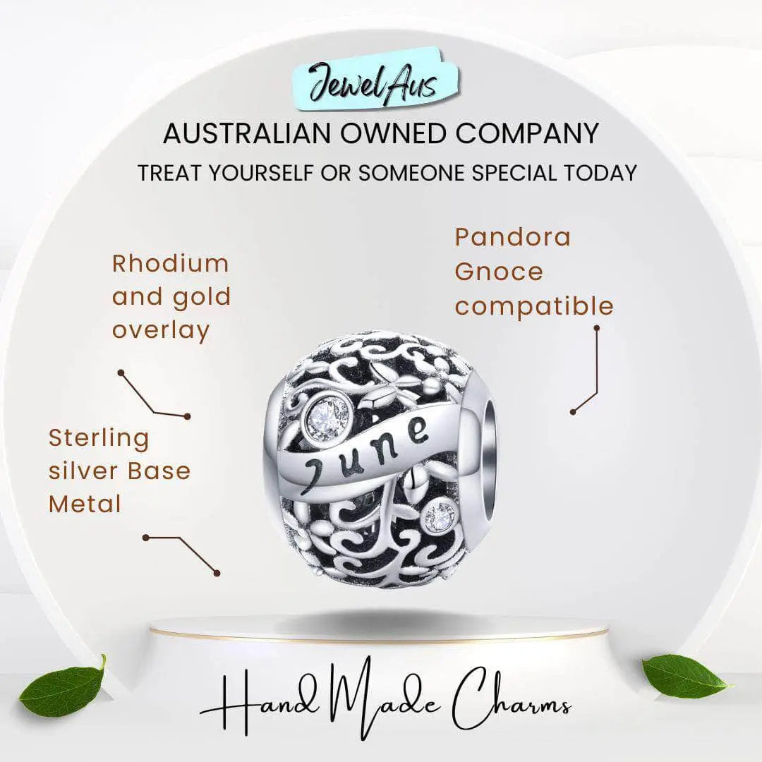 jewelaus CHARMS June Birthstone Charm