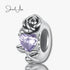 jewelaus CHARMS June Birthstone Flower Stopper Charm