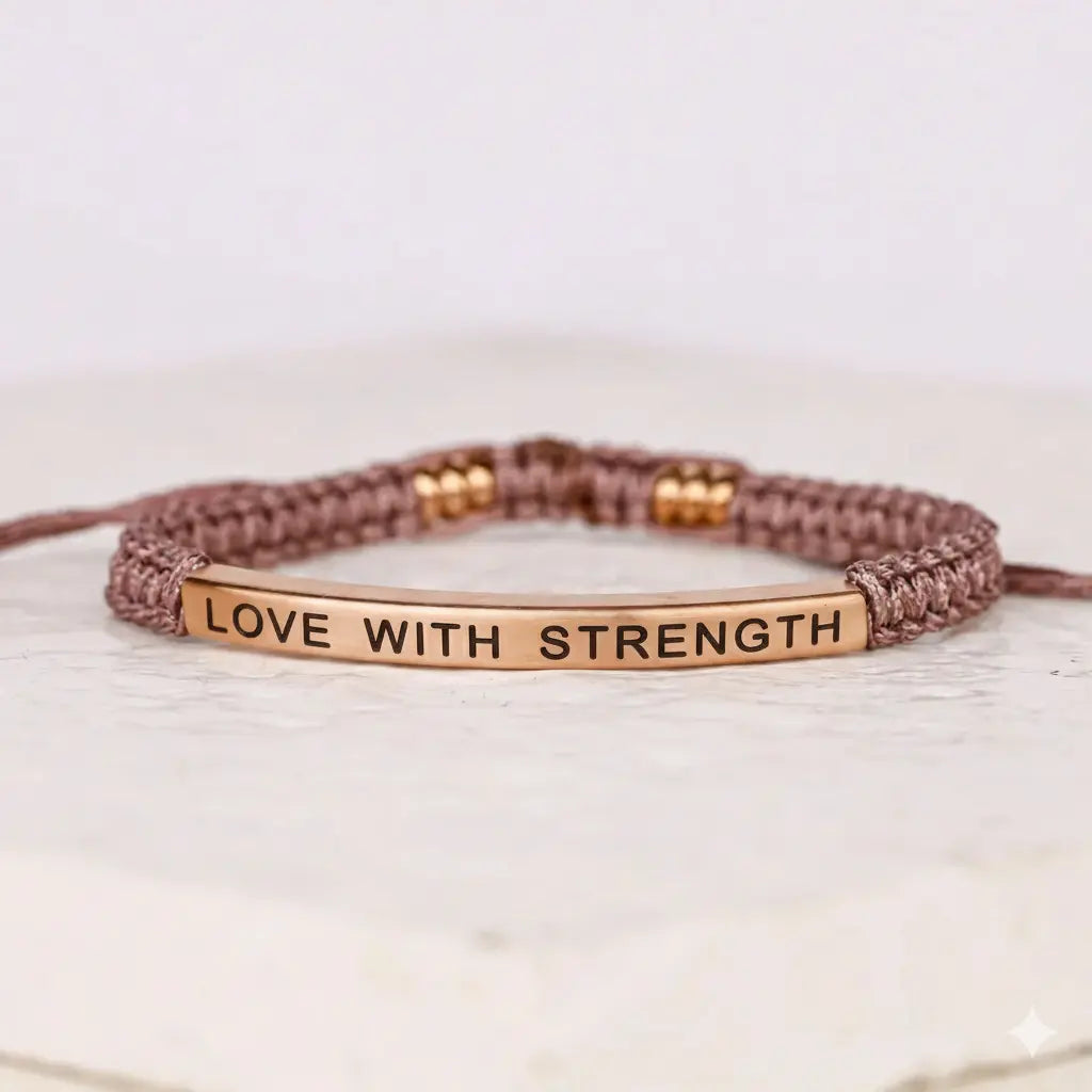 jewelaus BRACELETS LOVE WITH STRENGTH Cored Bracelet