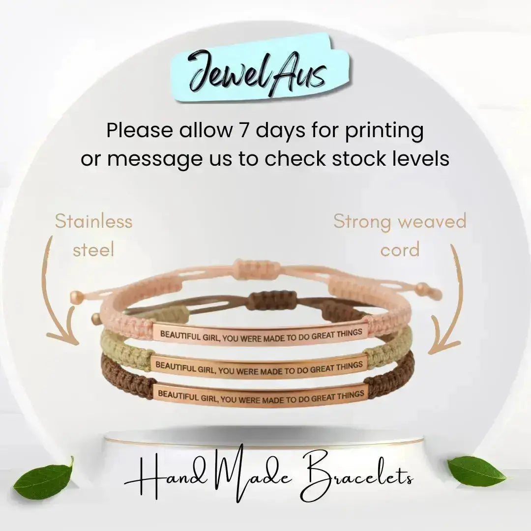 jewelaus BRACELETS CHOOSE WHO YOU BECOME Cored Bracelet
