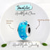 jewelaus CHARMS Light Blue Bubble Murano Charm