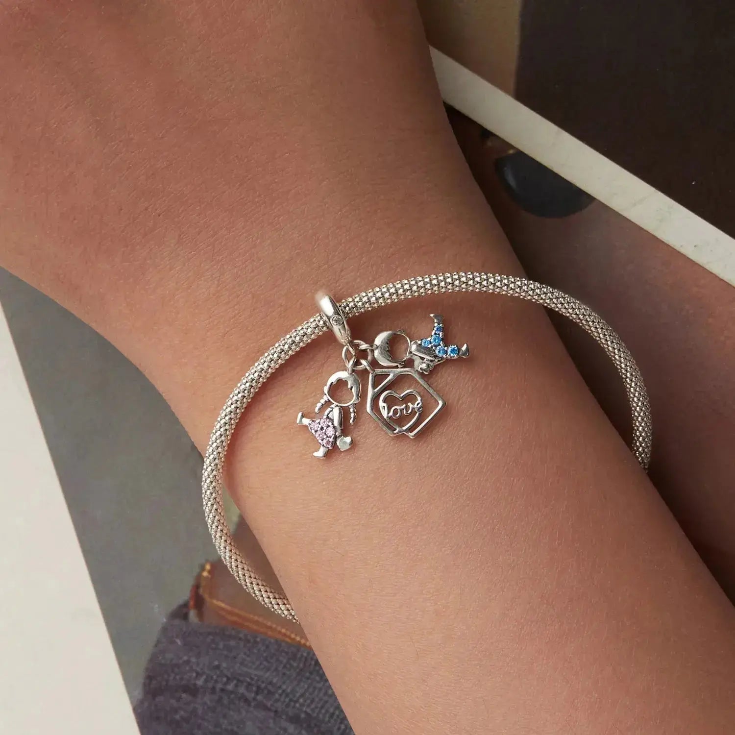 jewelaus CHARMS Little Boy & Girl Charm