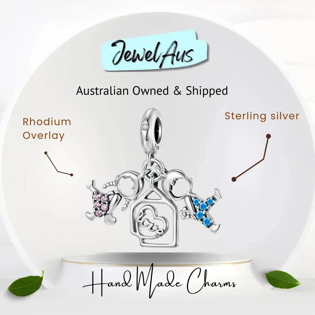 jewelaus CHARMS Little Boy & Girl Charm
