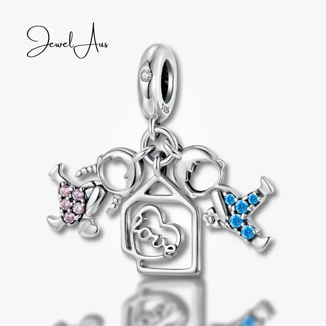 jewelaus CHARMS Little Boy & Girl Charm