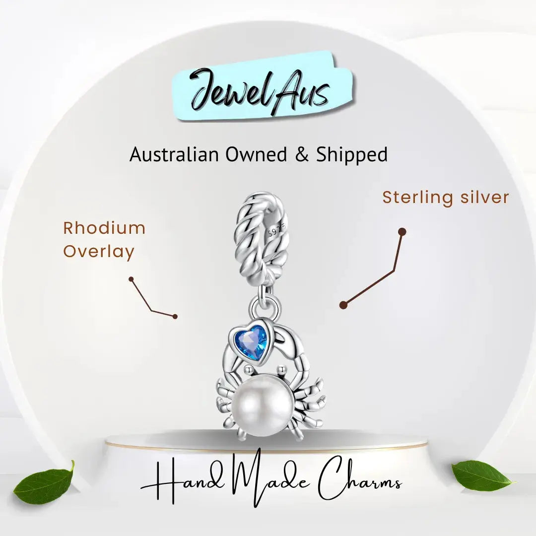 Little Crab Charm jewelaus