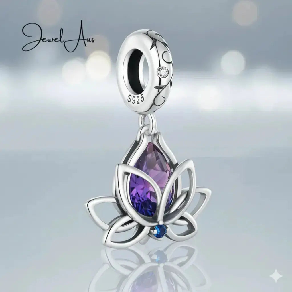 shipped in AUS CHARMS Lotus Charm
