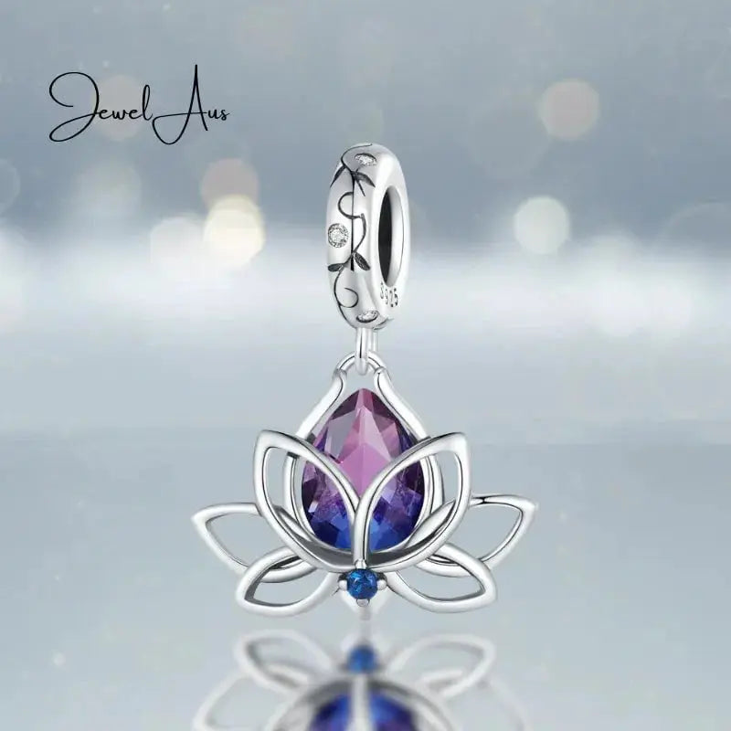 shipped in AUS CHARMS Lotus Charm