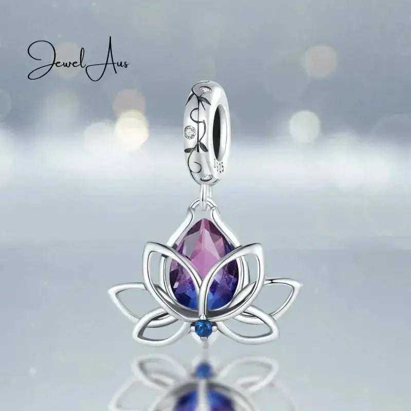 shipped in AUS CHARMS Lotus Charm
