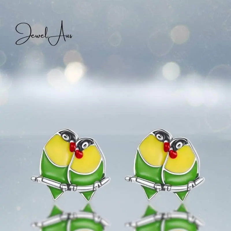 jewelaus Earrings Lovebirds Earrings