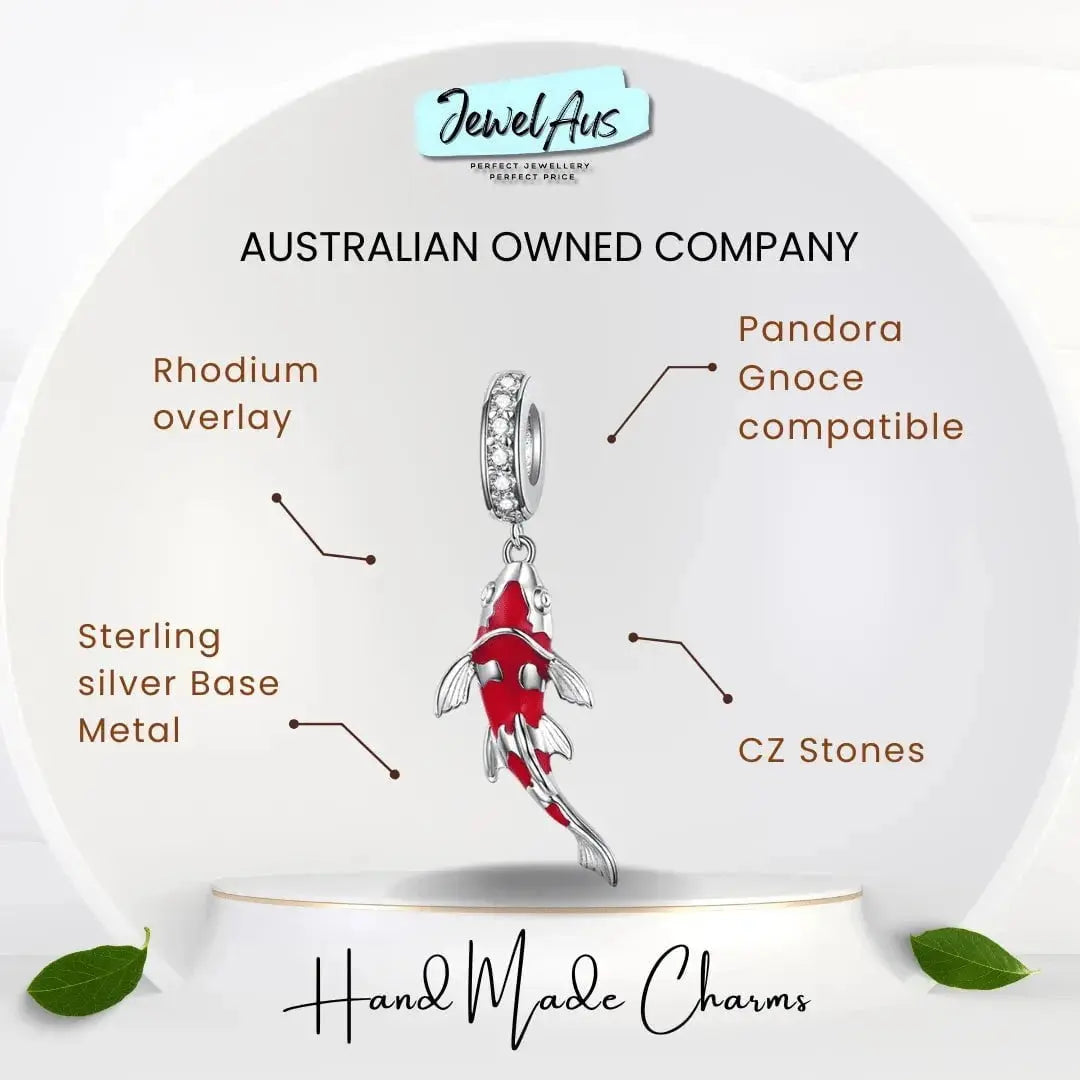 jewelaus CHARMS Lucky Carp Charm