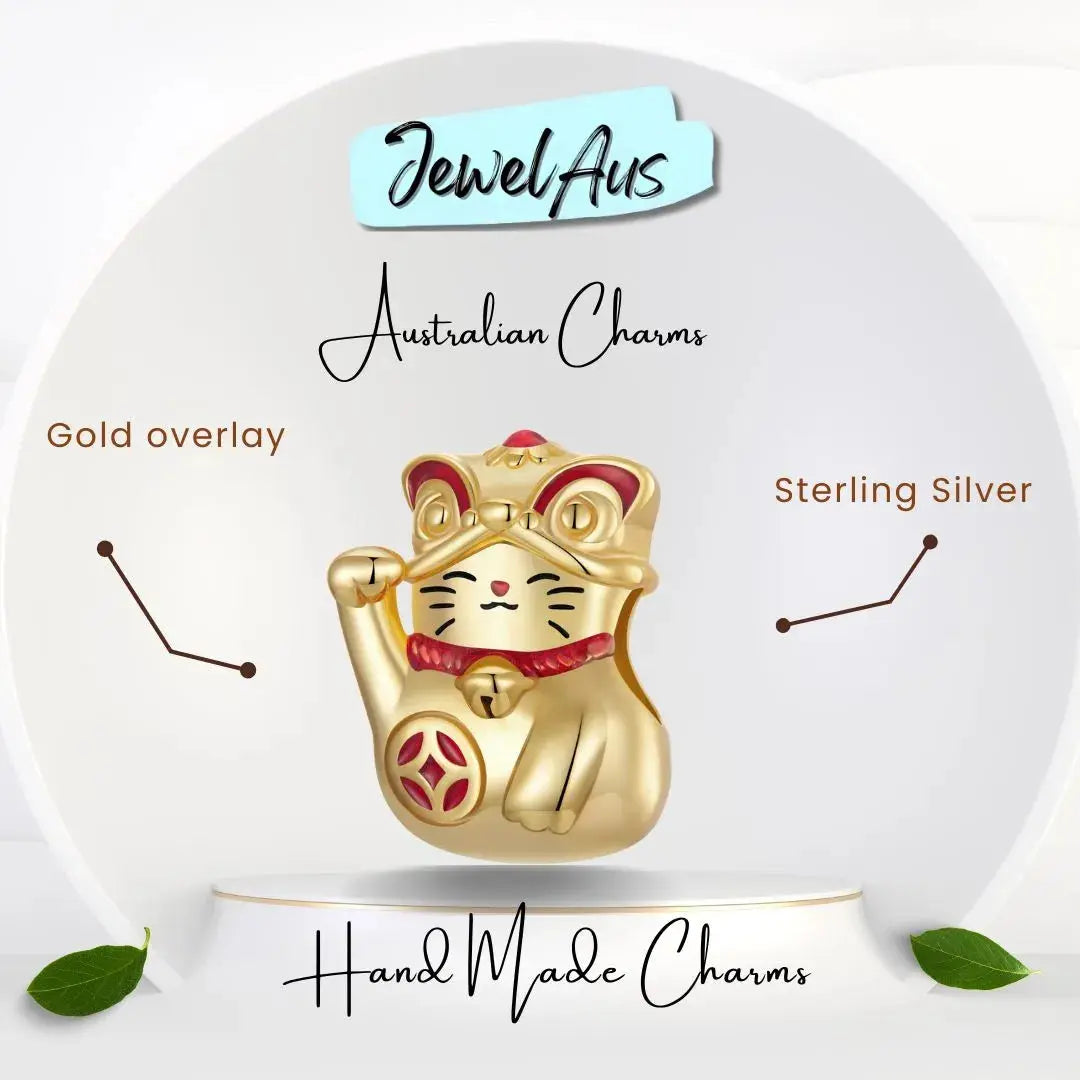 Lucky Cat Charm jewelaus