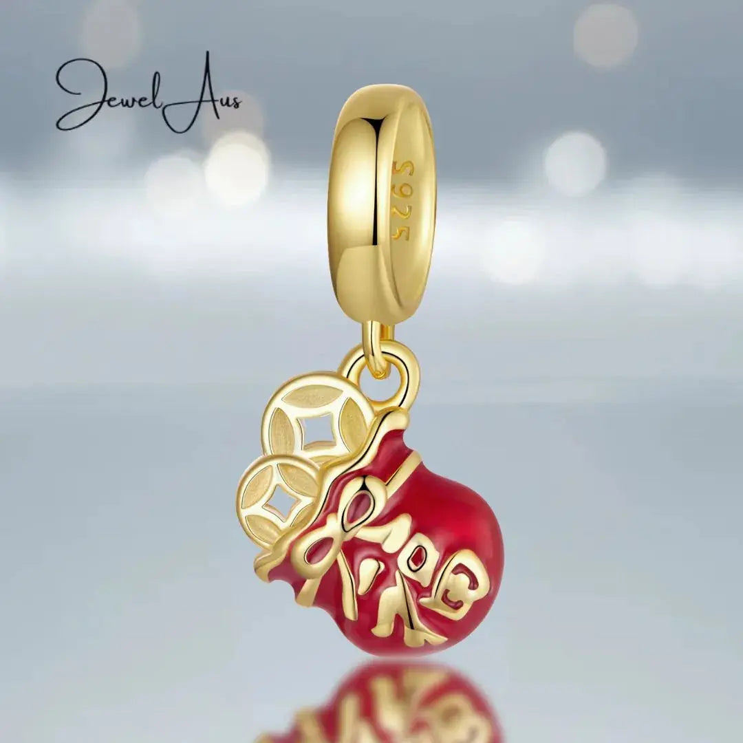 Lucky Money Bag Charm jewelaus