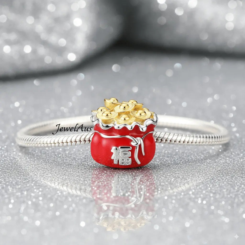 jewelaus CHARMS Lucky Money Bag Charm