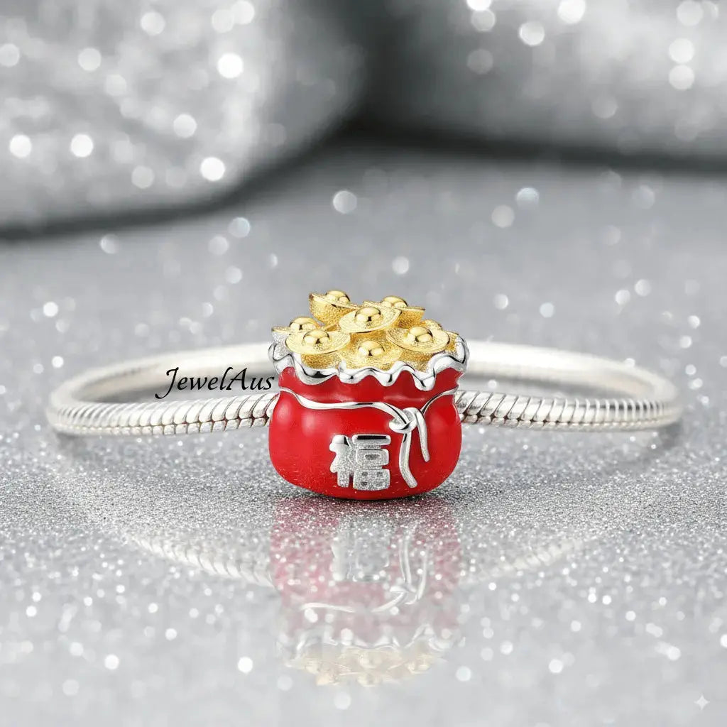 jewelaus CHARMS Lucky Money Bag Charm