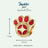 Lucky Paw Print Charm jewelaus