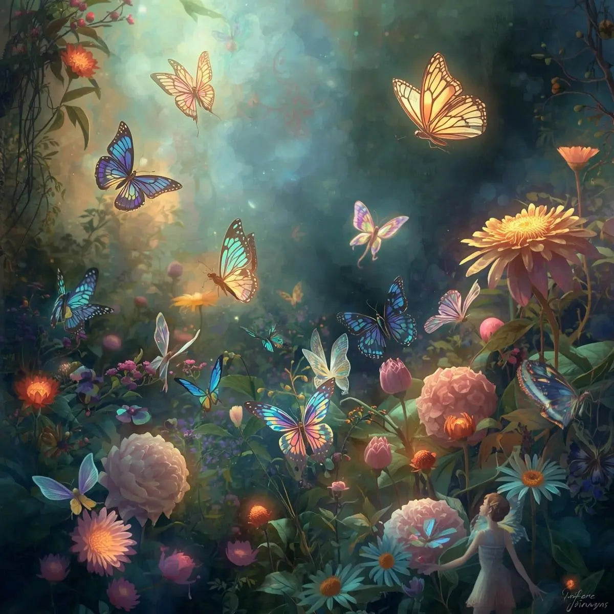 Magical Butterfly Classic Tote Bag Inkedjoy