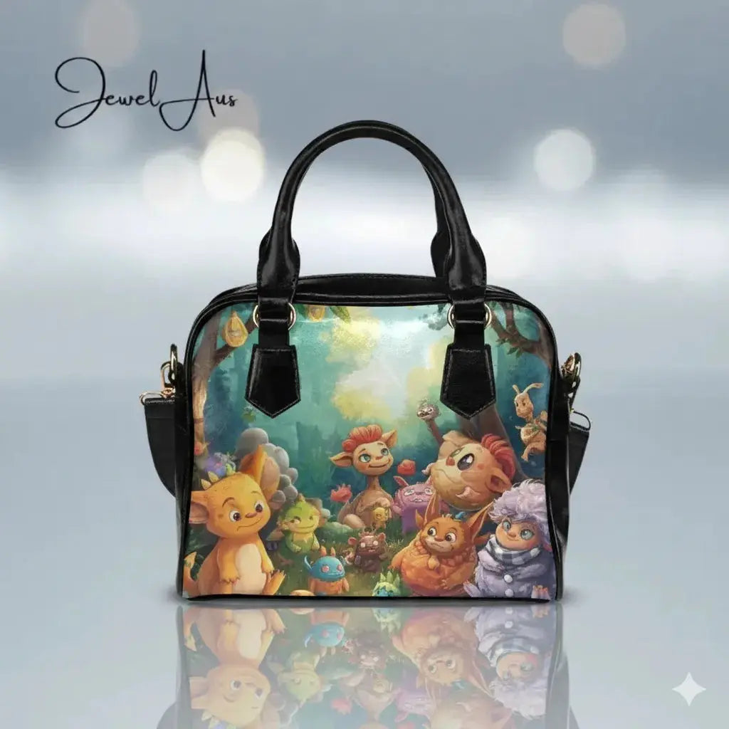 Magical Creatures Shoulder Handbag Inkedjoy