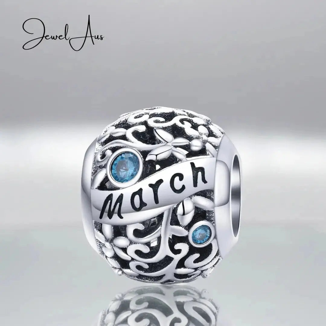 jewelaus CHARMS March Birthstone Charm