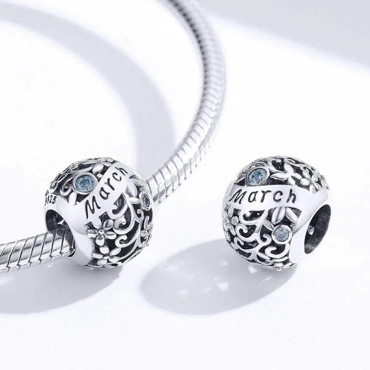 jewelaus CHARMS March Birthstone Charm