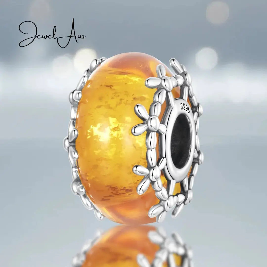 Marigold Murano Charm jewelaus