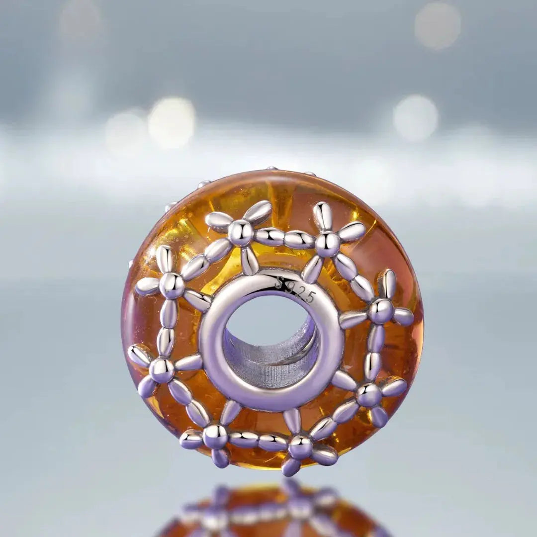 Marigold Murano Charm jewelaus