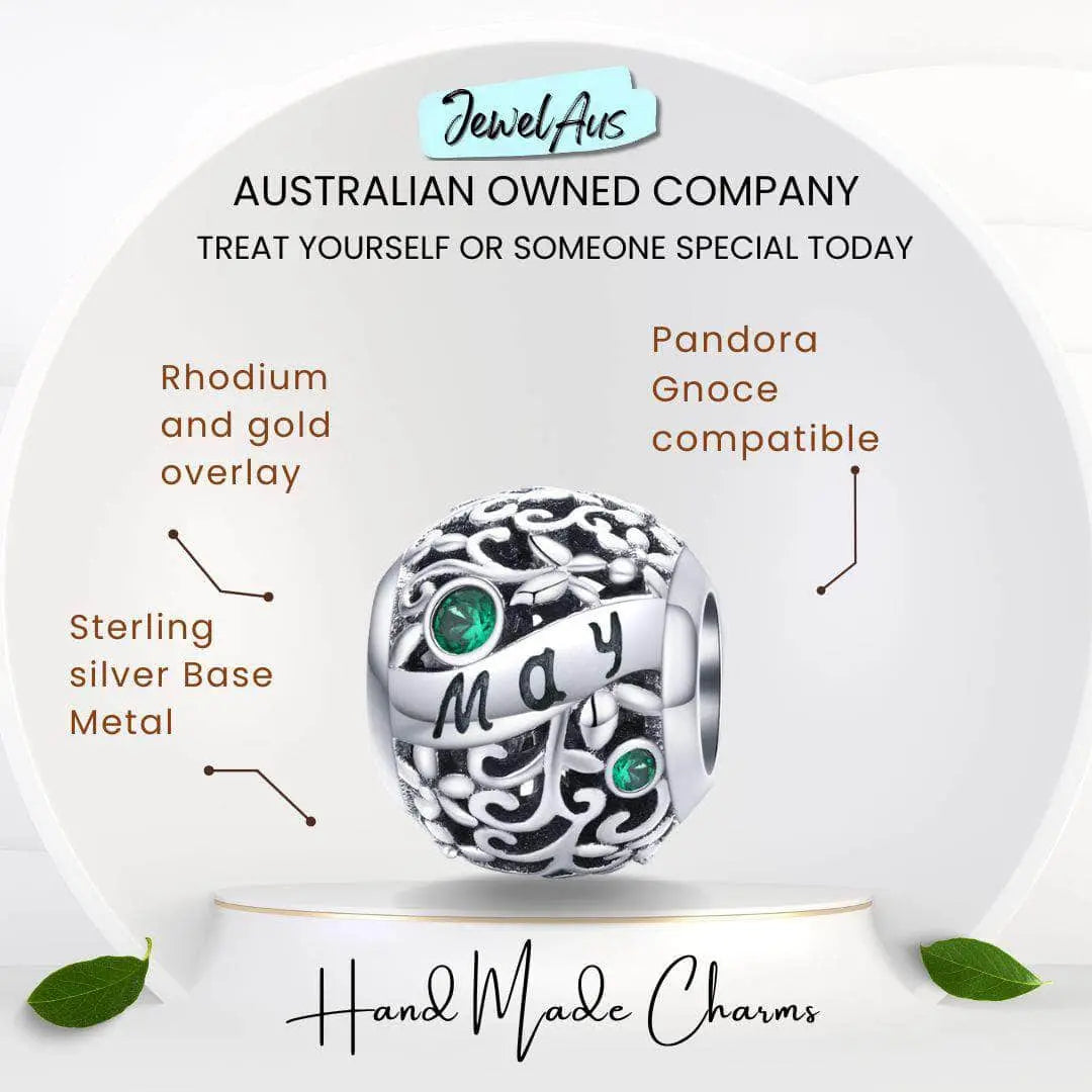 jewelaus CHARMS May Birthstone Charm