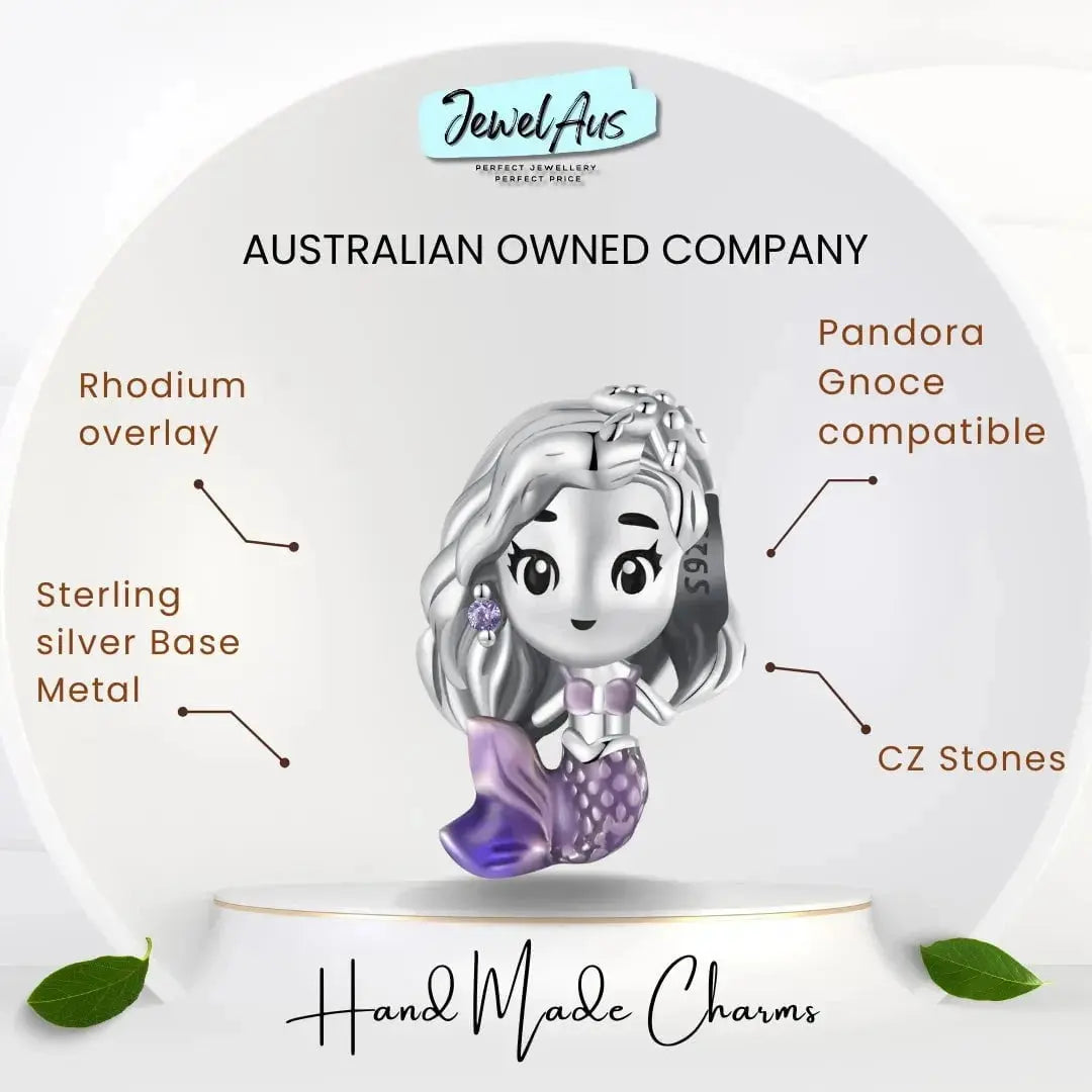 jewelaus CHARMS Mermaid Princess Charm