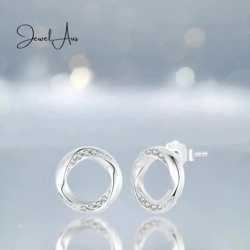 jewelaus Earrings Mobius Earrings