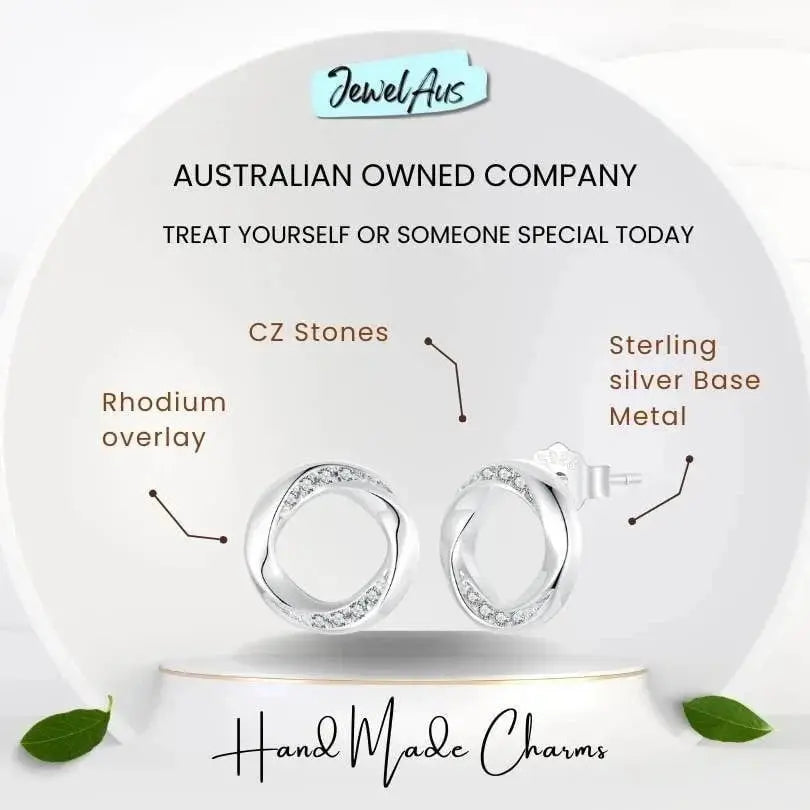 jewelaus Earrings Mobius Earrings