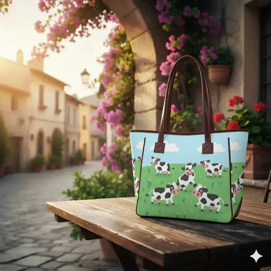 Moo Cow Classic Tote Bag Inkedjoy